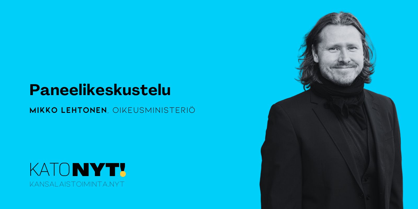 Paneeliin osallistuu Mikko Lehtonen, OM